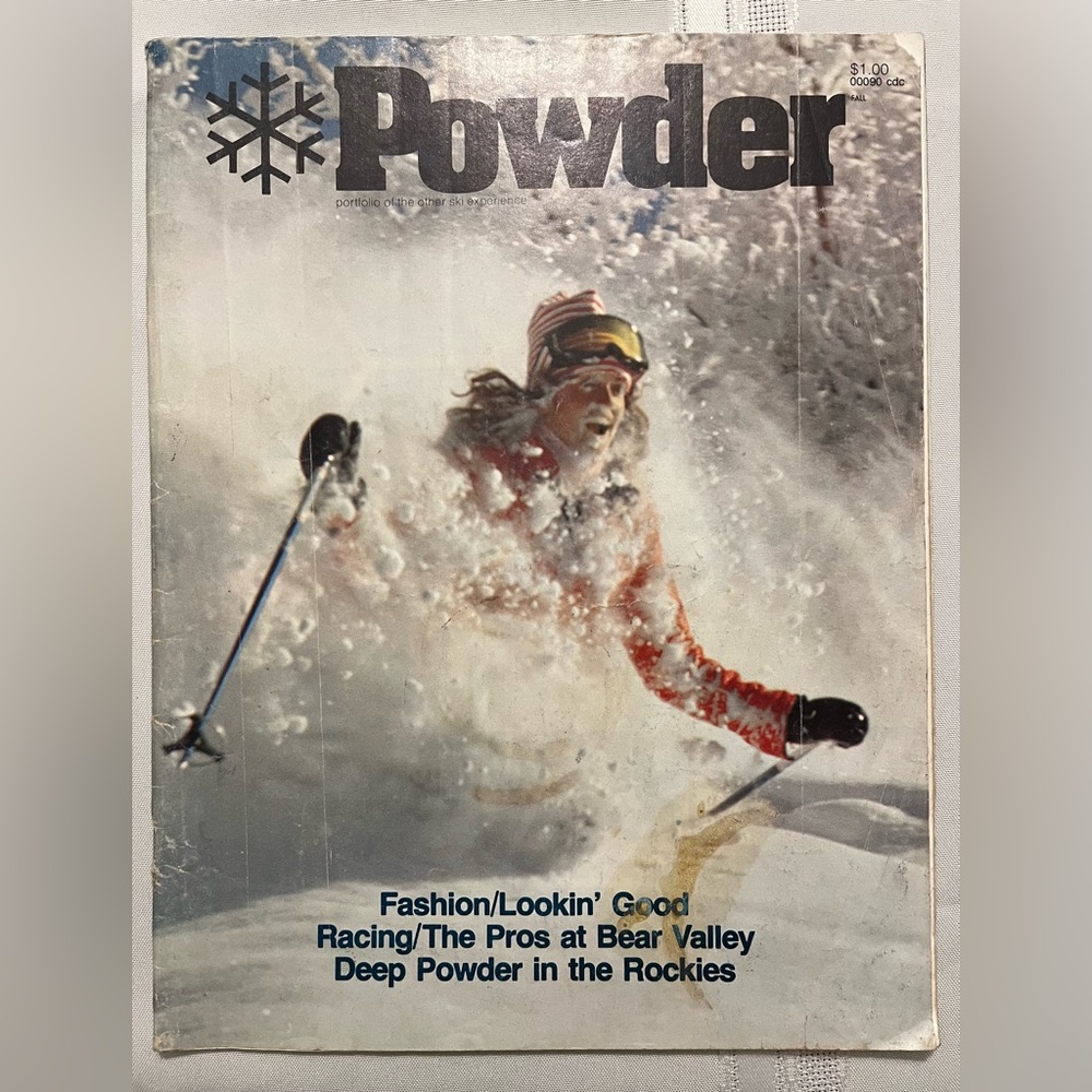 Early Issue POWDER magazine for skiers, Vol 4, No 1